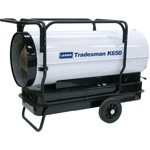 Tradesman&reg; Forced Air Heater, Fan, Kerosene, 650,000 BTU/H Haskins Industrial Inc.