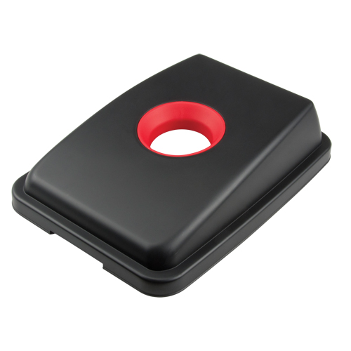 Waste Classification - Lid, Open Lid, Plastic, Fits Container Size: 17-1/4" x 12-1/2" Haskins Industrial Inc.