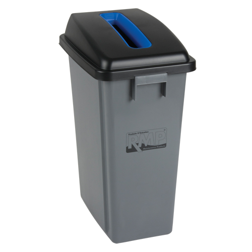Recycling & Garbage Bin, Plastic, 16 US gal. Haskins Industrial Inc.