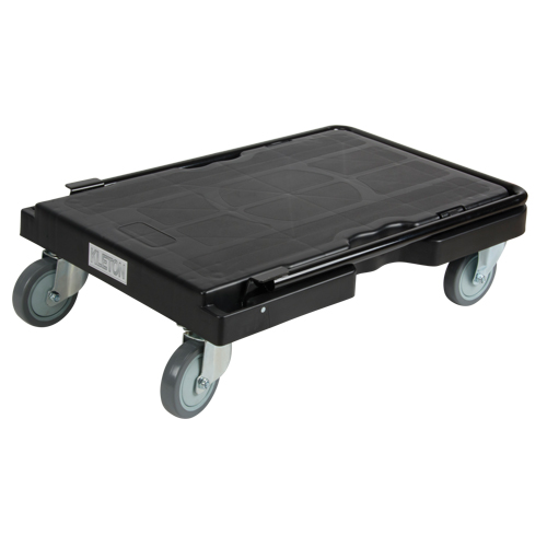 Chariot, 31-3/4" lo x 20-1/2" la, 500 lb cap, Roues Caoutchouc Haskins Industrial Inc.