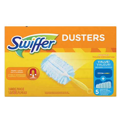 Duster Kit, Slip On Style, Microfibre, 5" L x 3-1/2" W Haskins Industrial Inc.