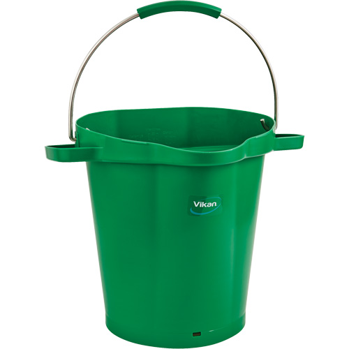 5692 Series Bucket, Green, 3 US gal. Haskins Industrial Inc.