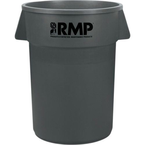 Garbage Bin, Polyethylene, 44 US gal. Haskins Industrial Inc.