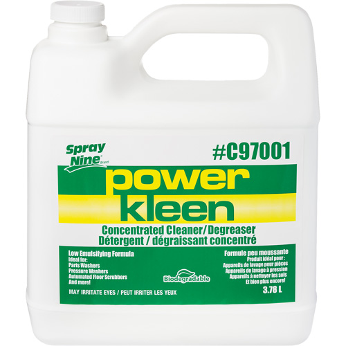 Produit nettoyant pour nettoyeur de pi&egrave;ces Power Kleen, 4 L, Cruche Haskins Industrial Inc.