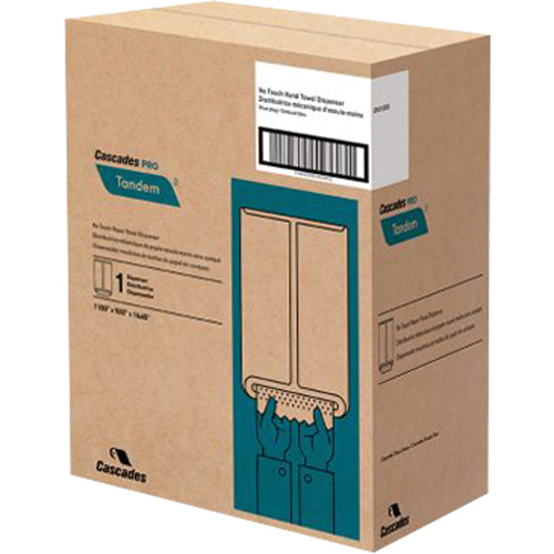 Pro Tandem Hand Towel Dispenser, No-Touch, 11.5" W x 9" D x 16.6" H Haskins Industrial Inc.