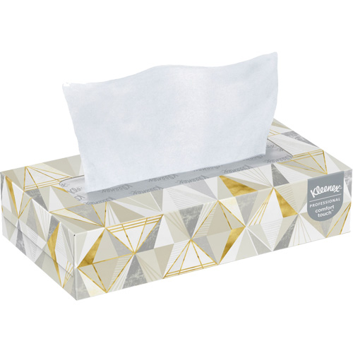 Papier-mouchoir Kleenex - &eacute;tui pratique, 2 pli, 7,8" lo x 8,3" la, 125 feuilles/boîte Haskins Industrial Inc.