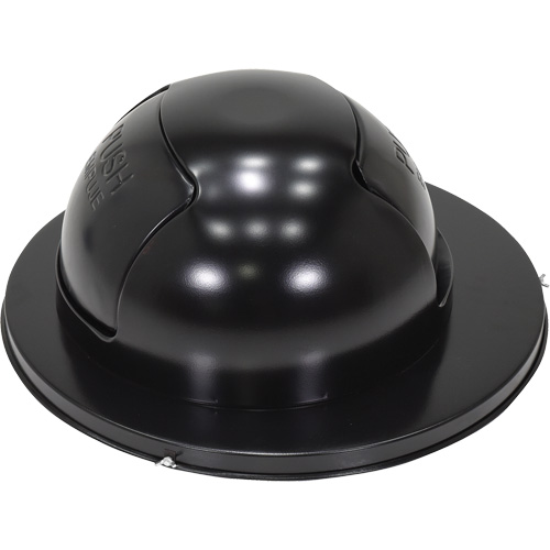 Drum Waste Disposal Top, Dome Lid, Metal, Fits Container Size: 23-1/2" Dia. Haskins Industrial Inc.