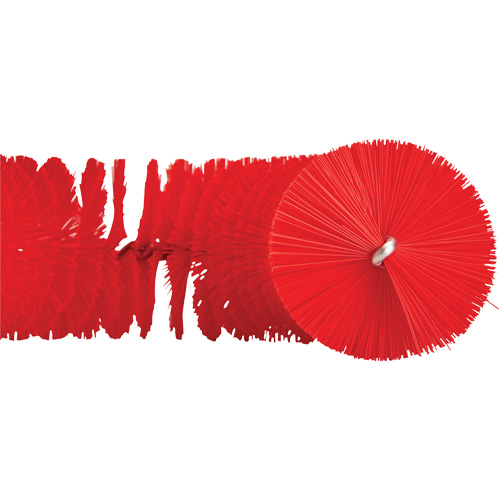 Brosse recourb&eacute;e, Soies Moyen/Ferme, Longueur de 15-1/2", Rouge Haskins Industrial Inc.