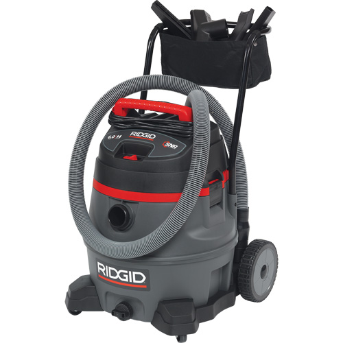 NXT Industrial Vacuum with Cart, Wet-Dry, 6 HP, 14 US Gal. (53 Litres) Haskins Industrial Inc.