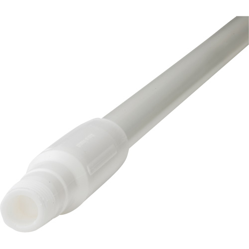 Handle, Broom/Scraper/Squeegee, White, Standard, 59" L Haskins Industrial Inc.