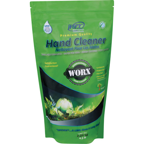 Nettoyant pour les mains biod&eacute;gradable, Poudre, 4,5 lb, Pochette, Sans parfum Haskins Industrial Inc.