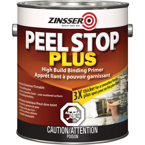 Peel Stop&reg; Plus High Build Binding Primer, 3.78 L, Gallon, White Haskins Industrial Inc.
