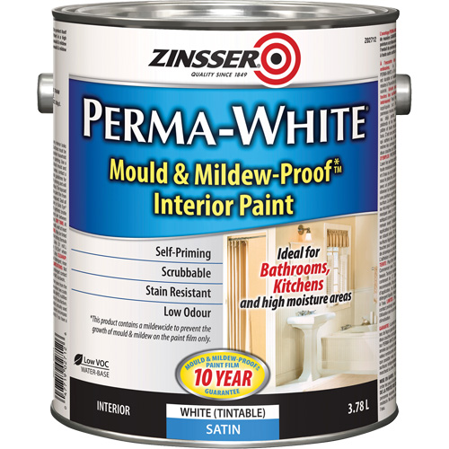 Peinture int&eacute;rieure Mold & Mildew-Proof Perma-White, 3,78 L, Gallon, Blanc Haskins Industrial Inc.