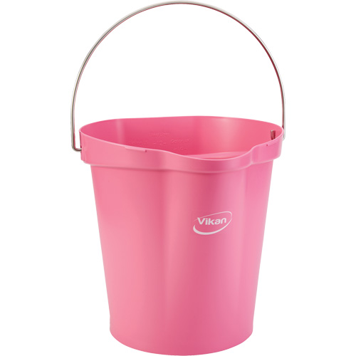 Seau pour l'hygi&egrave;ne des aliments, Rose, 3 gal. US Haskins Industrial Inc.