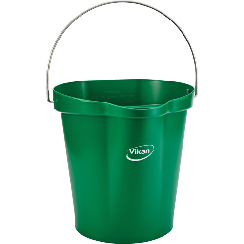 Seau pour l'hygi&egrave;ne des aliments, Vert, 3 gal. US Haskins Industrial Inc.