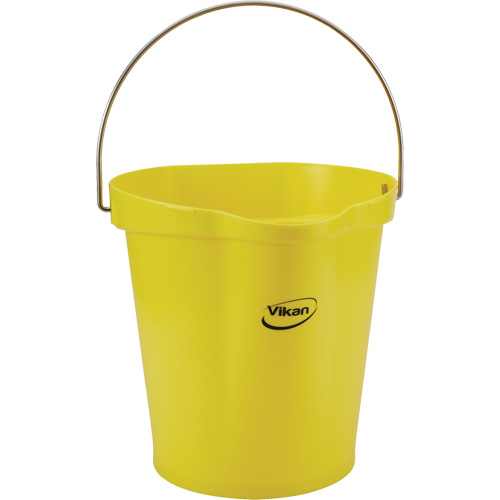Food Hygiene Bucket, Yellow, 3 US gal. Haskins Industrial Inc.