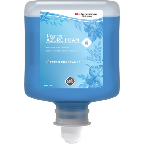 Refresh Azure Hand Soap, Foam, 1 L, Scented Haskins Industrial Inc.