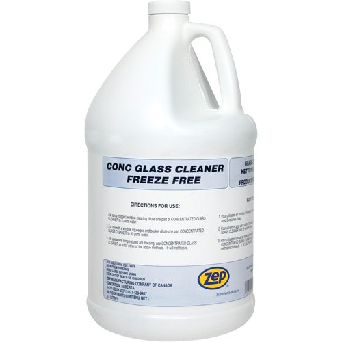Concentrated Freeze-Free Glass Cleaner, 4 L, Jug Haskins Industrial Inc.