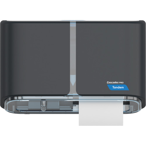 Distributeur haute capacit&eacute; de papier hygi&eacute;nique Pro Tandem &agrave; deux rouleaux, c&ocirc;te &agrave; c&ocirc;te, Multiple Capacit&eacute; du rouleau Haskins Industrial Inc.