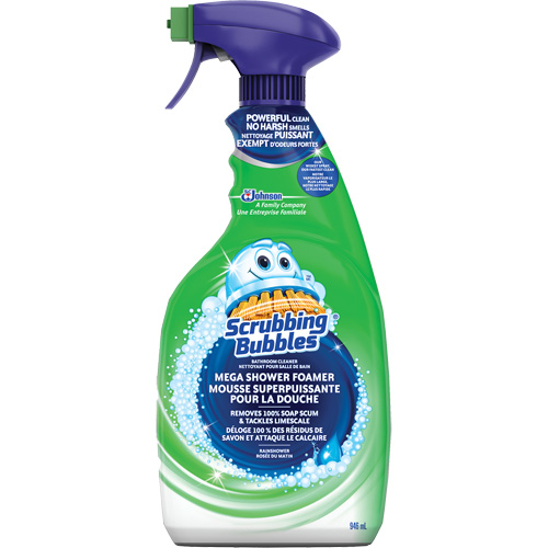 Nettoyant pour salle de bain Scrubbing Bubbles Mega Shower Foamer, 946 ml, Bouteille &agrave; g&acirc;chette Haskins Industrial Inc.