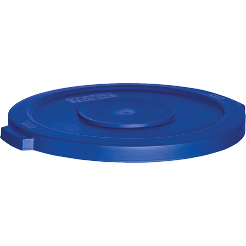 Waste Container Lid, Flat Lid, Plastic, Fits Container Size: 22" Dia. Haskins Industrial Inc.
