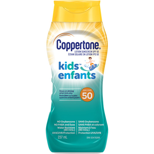 Kids Water Resistant Sunscreen, SPF 50, Lotion Haskins Industrial Inc.