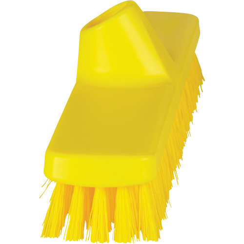 ColorCore Wall Brush, Stiff Bristles, 12" Long, Yellow Haskins Industrial Inc.