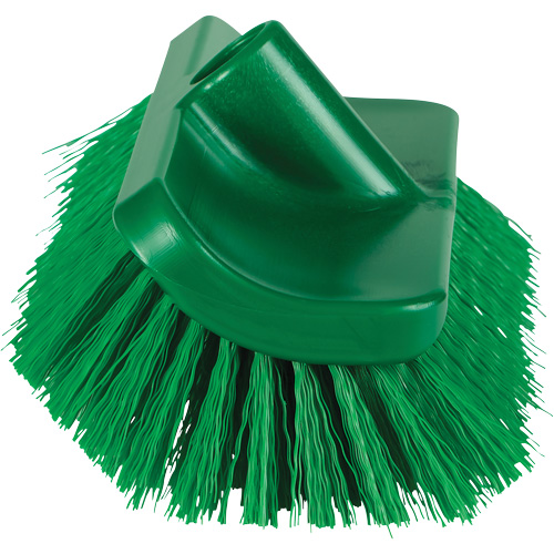 Brosse &agrave; angle double ColorCore pour surfaces hautes et basses, Soies Ferme, Longueur de 10", Vert Haskins Industrial Inc.