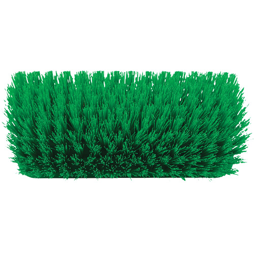 Brosse &agrave; angle double ColorCore pour surfaces hautes et basses, Soies Ferme, Longueur de 10", Vert Haskins Industrial Inc.