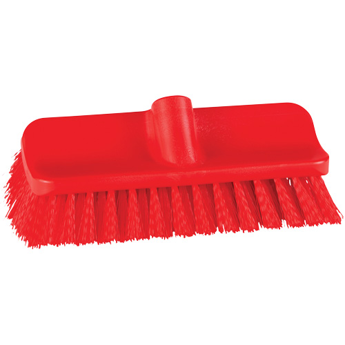 ColorCore High-Low Brush, Stiff Bristles, 10" Long, Red Haskins Industrial Inc.