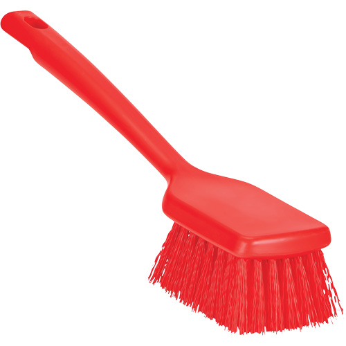 Brosse &agrave; manche court ColorCore, Soies Ferme, Longueur de 12", Rouge Haskins Industrial Inc.