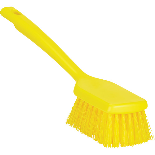Brosse &agrave; manche court ColorCore, Soies Ferme, Longueur de 12", Jaune Haskins Industrial Inc.