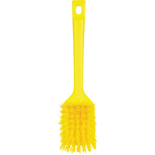 Brosse &agrave; manche court ColorCore, Soies Ferme, Longueur de 12", Jaune Haskins Industrial Inc.