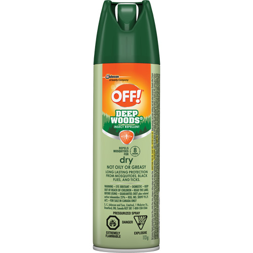 Insectifuge Off! R&eacute;gions sauvages, DEET &agrave; 25 %, A&eacute;rosol, 113 g Haskins Industrial Inc.