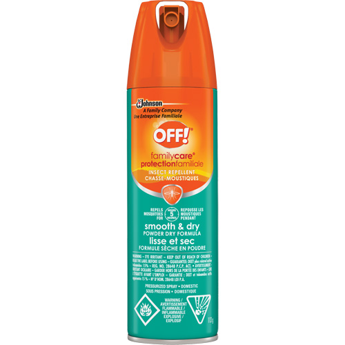 Insectifuge Off! Protection familiale lisse et sec, DEET &agrave; 15 %, A&eacute;rosol, 113 g Haskins Industrial Inc.