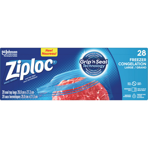 Ziploc&reg; Freezer Bags Haskins Industrial Inc.