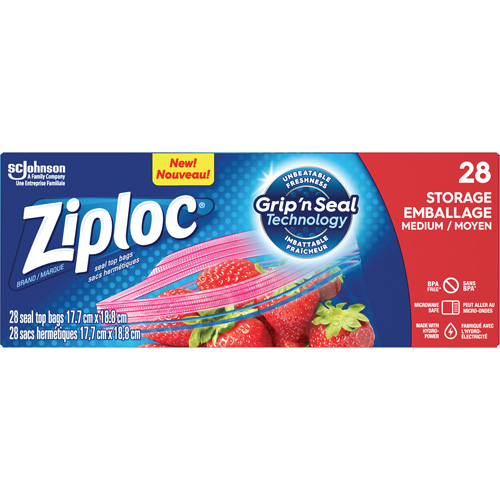 Ziploc&reg; Storage Bags Haskins Industrial Inc.