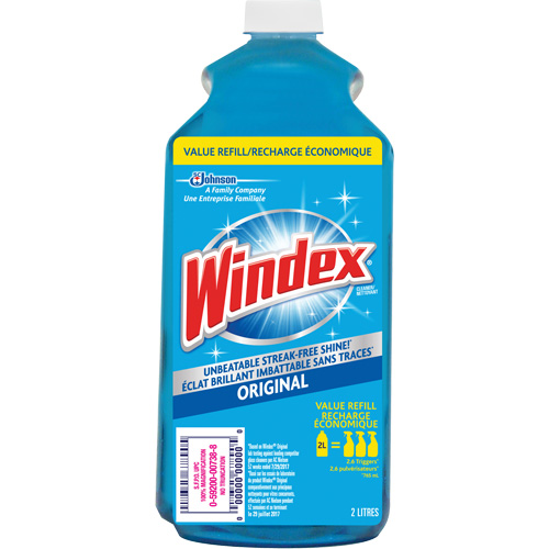 Windex&reg; Glass Cleaner Refill, 2 L, Bottle Haskins Industrial Inc.