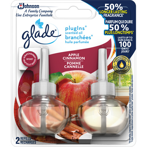 Glade&reg; PlugIns&reg; Scented Oil Refills, Apple Cinnamon, Cartridge Haskins Industrial Inc.