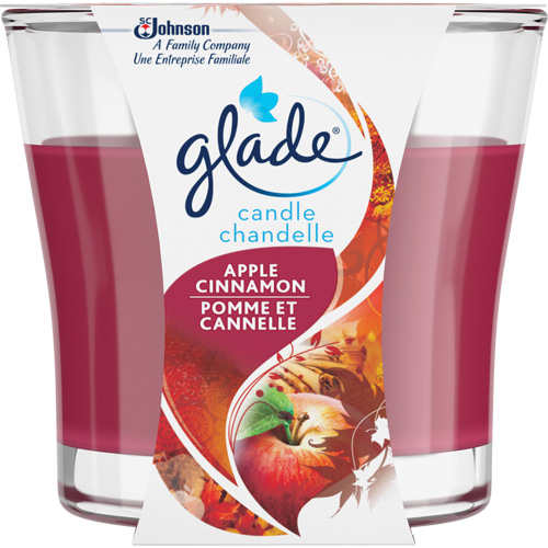 Chandelle en pot Glade, Pomme cannelle Haskins Industrial Inc.