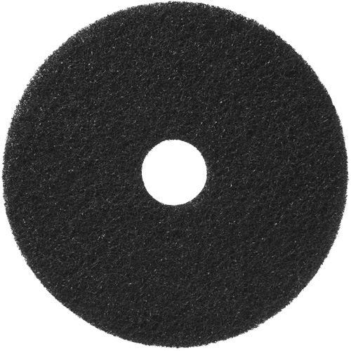 Floor Pads, 12", Stripping, Black Haskins Industrial Inc.