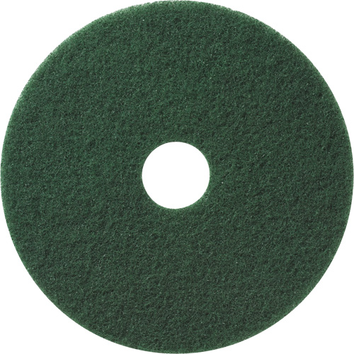Floor Pads, 12", Scrubbing/Stripping, Green Haskins Industrial Inc.