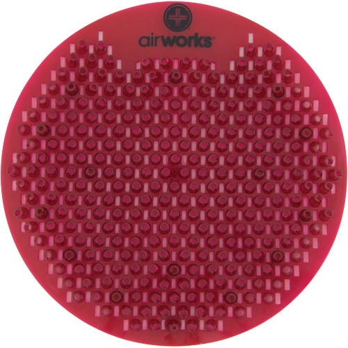 Tamis d'urinoir d&eacute;sodorisant AirWorks Splash Free Haskins Industrial Inc.