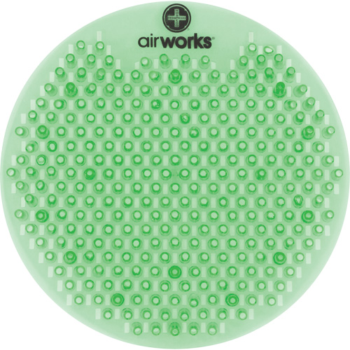 Tamis d'urinoir d&eacute;sodorisant AirWorks Splash Free Haskins Industrial Inc.