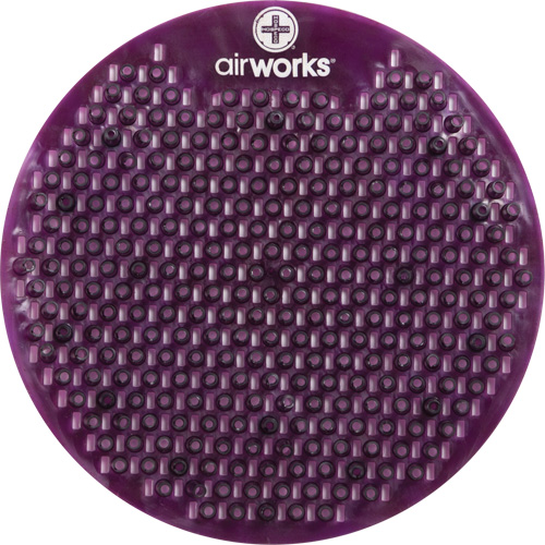 Tamis d'urinoir d&eacute;sodorisant AirWorks Splash Free Haskins Industrial Inc.