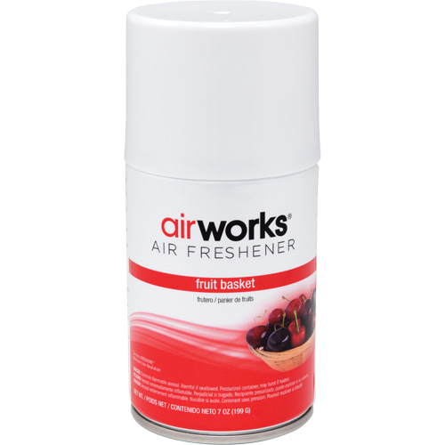 AirWorks&reg; Metered Air Fresheners, Fruit Basket, Aerosol Can Haskins Industrial Inc.