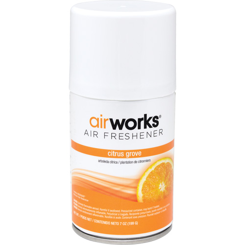 AirWorks&reg; Metered Air Fresheners, Citrus Grove, Aerosol Can Haskins Industrial Inc.