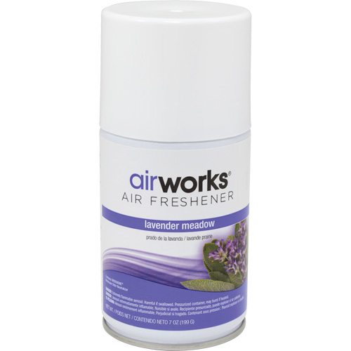 AirWorks&reg; Metered Air Fresheners, Lavender Meadow, Aerosol Can Haskins Industrial Inc.