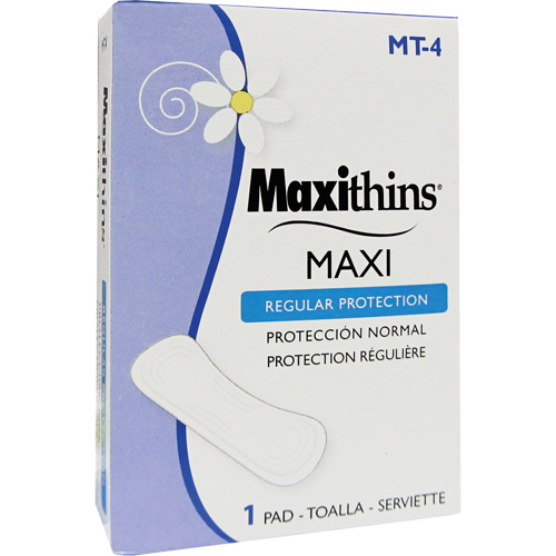 Serviettes hygi&eacute;niques Maxithins Haskins Industrial Inc.