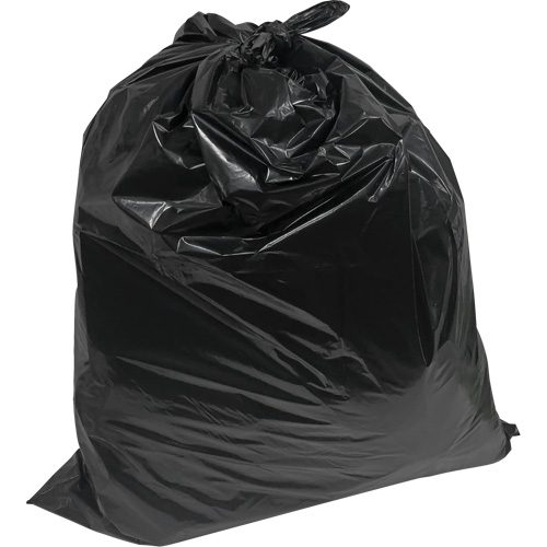 Sacs &agrave; d&eacute;chets de calibre industriel, Utilitaire, 24" la x 22" lo, 0,64 mils, Noir, Capacit&eacute; 26 L (7 Gal.) Haskins Industrial Inc.